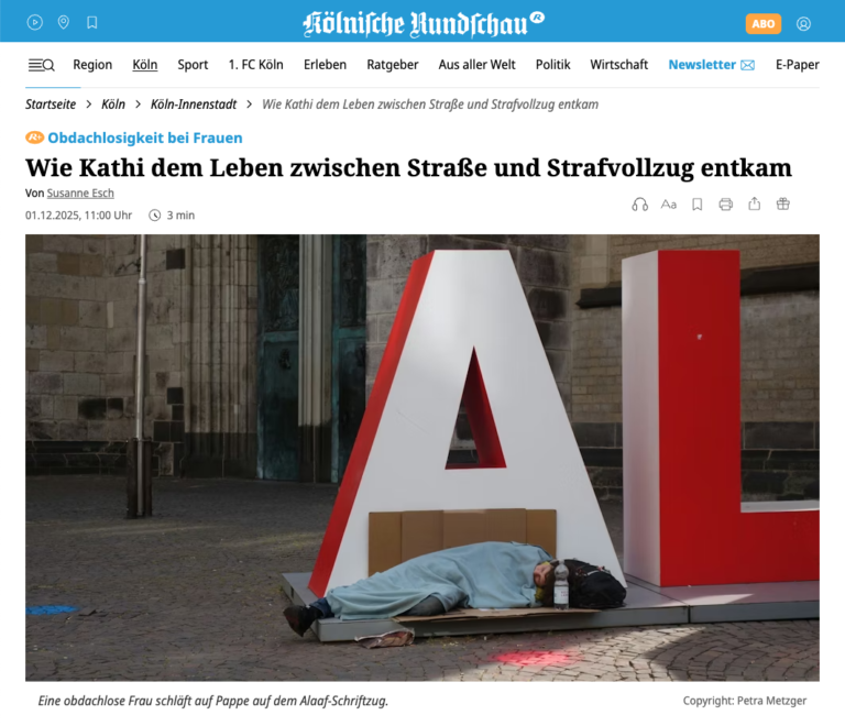 Screenshot Kölnische Rundschau