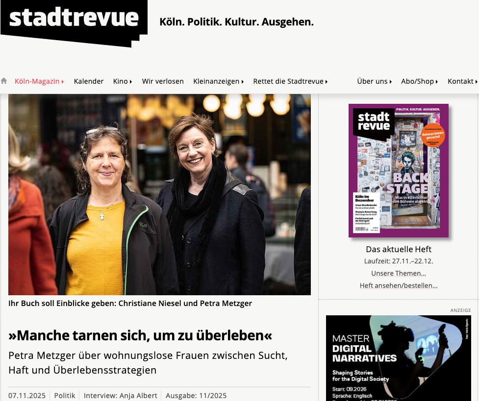 Manche tarnen sich, um zu überleben